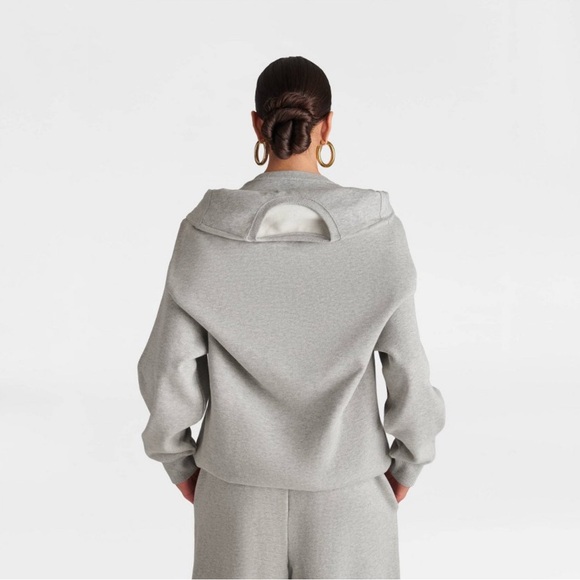 KBB by Kahlana Gray Double Layer Crewneck Sweatshirt - NWT szL - Picture 2 of 4